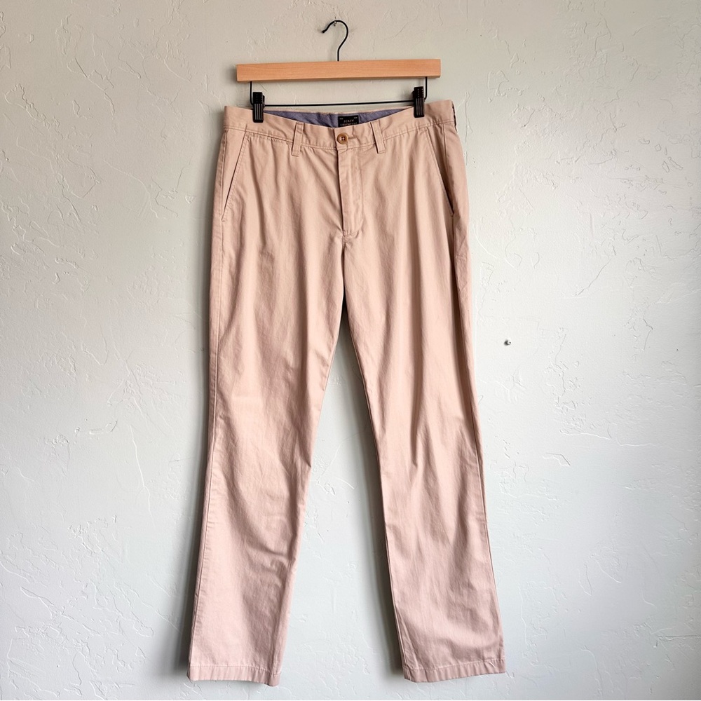 J. Crew Men's Beige Tan Lightweight Urban Slim Chino Pants Size W31‎ L32 EUC